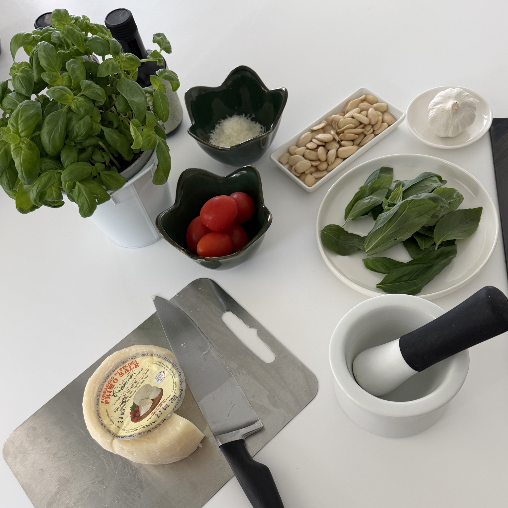 Ingredienti Pesto alla Trapanese